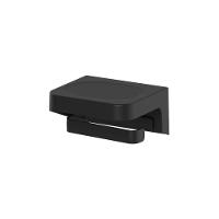 Kit Banheiro 5 Peças Saboneteira + Porta Papel Higiênico + Porta Shampoo + Toalheiro + Gancho + Adesivos Preto Ou - 3