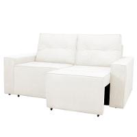 Sofá Retrátil 2 Lugares 1,80 Confortável Polo Bege