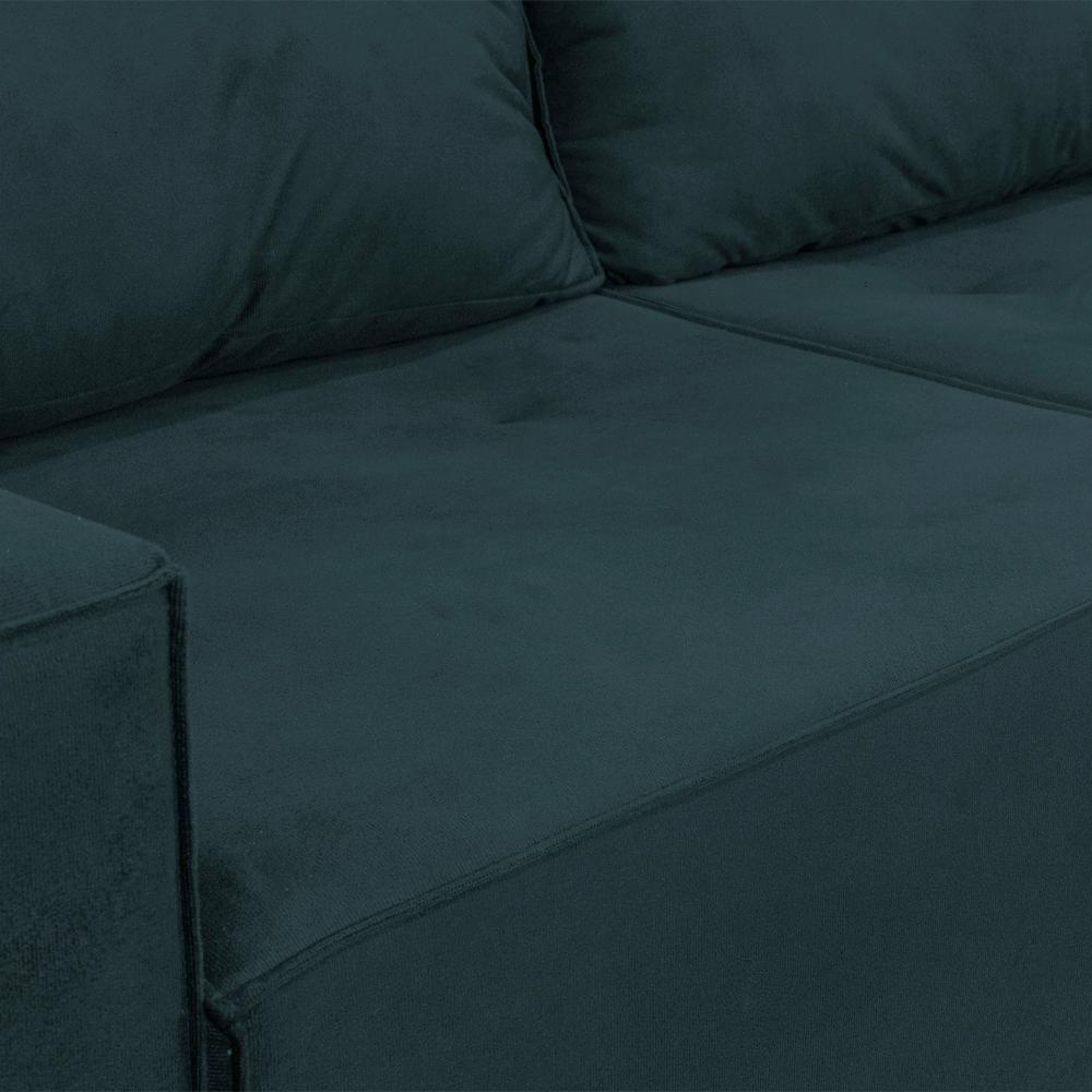 Sofá 1,80 Moderno 2 Lugares Confortável Onix Azul Marinho - 4