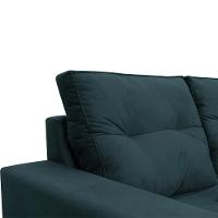 Sofá 1,80 Moderno 2 Lugares Confortável Onix Azul Marinho - 3