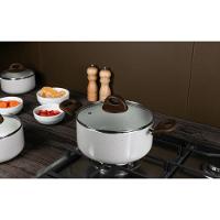 Jogo De Panelas 5 Peças Indução Vanilla Em Alumínio E Revestimento Cerâmico Ceramic Life Smart Plus Brinox - 4