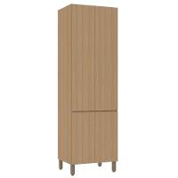 Paneleiro Duplo 70cm 4 Portas Slim Luciane Móveis Freijó-freijó Brasil - 1