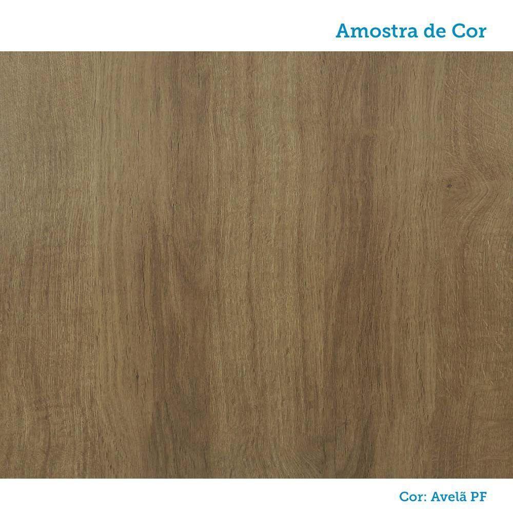 Nicho Para Microondas 60cm Isis Luciane Móveis Avelã-mocca Laca - 4