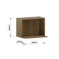 Nicho Para Microondas 60cm Isis Luciane Móveis Avelã-mocca Laca - 3