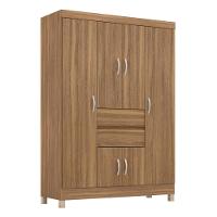 Guarda Roupa Solteiro 6 Portas E 2 Gavetas Ecom Ii - Amêndola Touch - 8