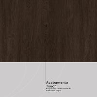 Guarda Roupa Solteiro 4 Portas E 2 Gavetas Toledo - Ébano Touch - 5