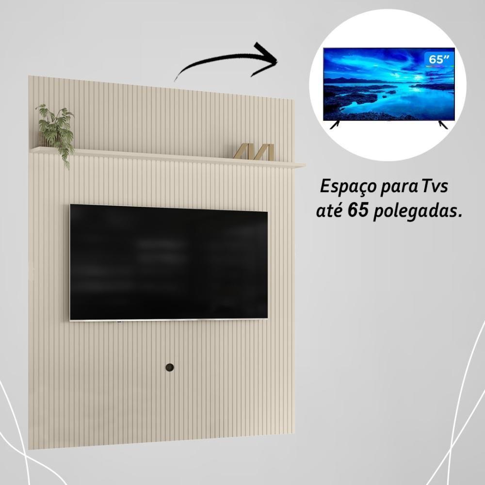 Painel Piso-teto 1 Prateleira New Interlagos - Off White Off White - 4