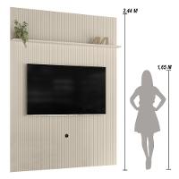 Painel Piso-teto 1 Prateleira New Interlagos - Off White Off White - 3