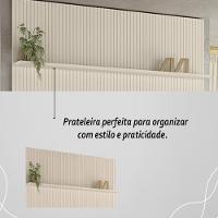 Painel Piso-teto 1 Prateleira New Interlagos - Off White Off White - 5