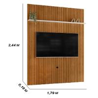 Painel Piso-teto 1 Prateleira New Interlagos - Cinamomo Off White - 2