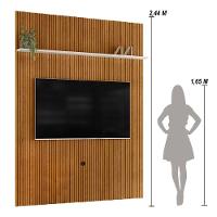 Painel Piso-teto 1 Prateleira New Interlagos - Cinamomo Off White - 3