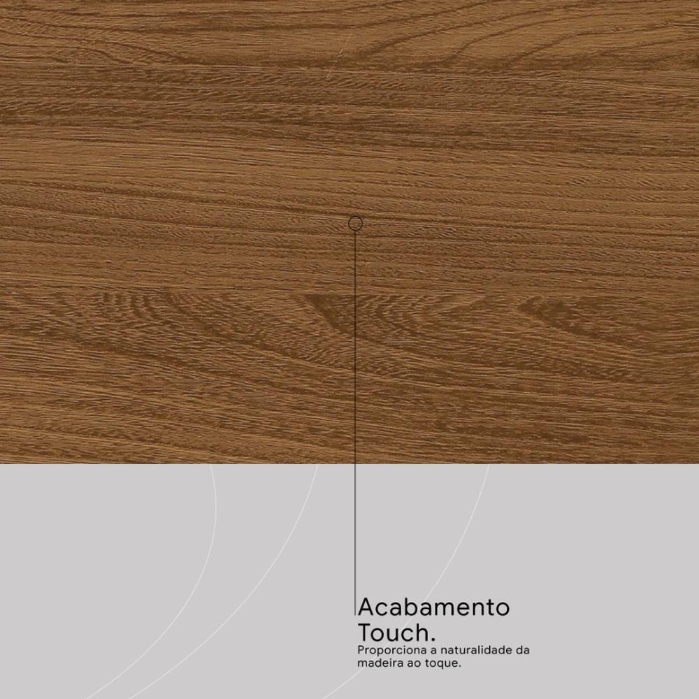 Guarda Roupa Casal 8 Portas Com Espelho E 2 Gavetas Paranaguá - Amêndola Touch - 7