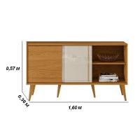 Rack Bancada E Painel Para Tv De 60 Polegadas Cronos - Cinamomo Off White - 3