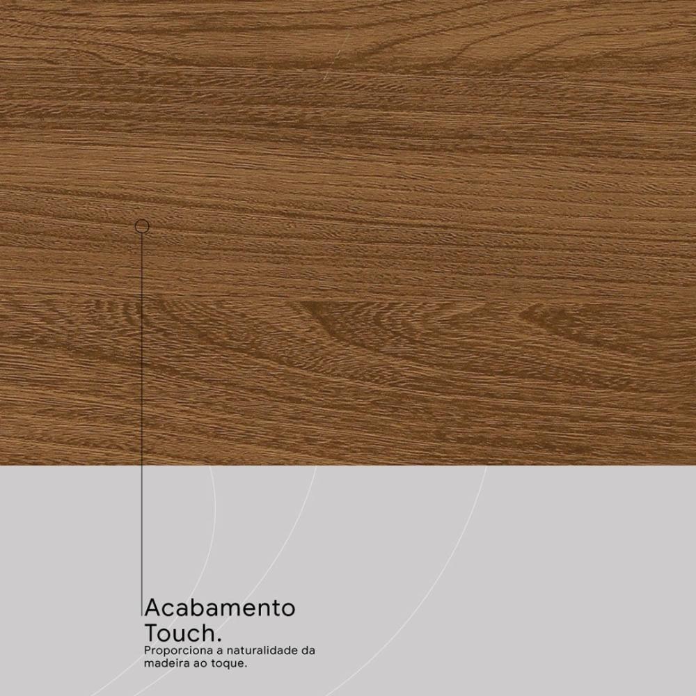 Guarda Roupa Solteiro 3 Portas E 1 Gaveta Realeza - Amêndola Touch Off White - 5