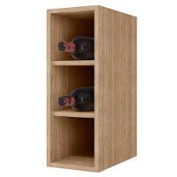 Armário Aéreo Nevada Com Nicho 180cm 4 Portas Castanho-cinza - Lumil - 5