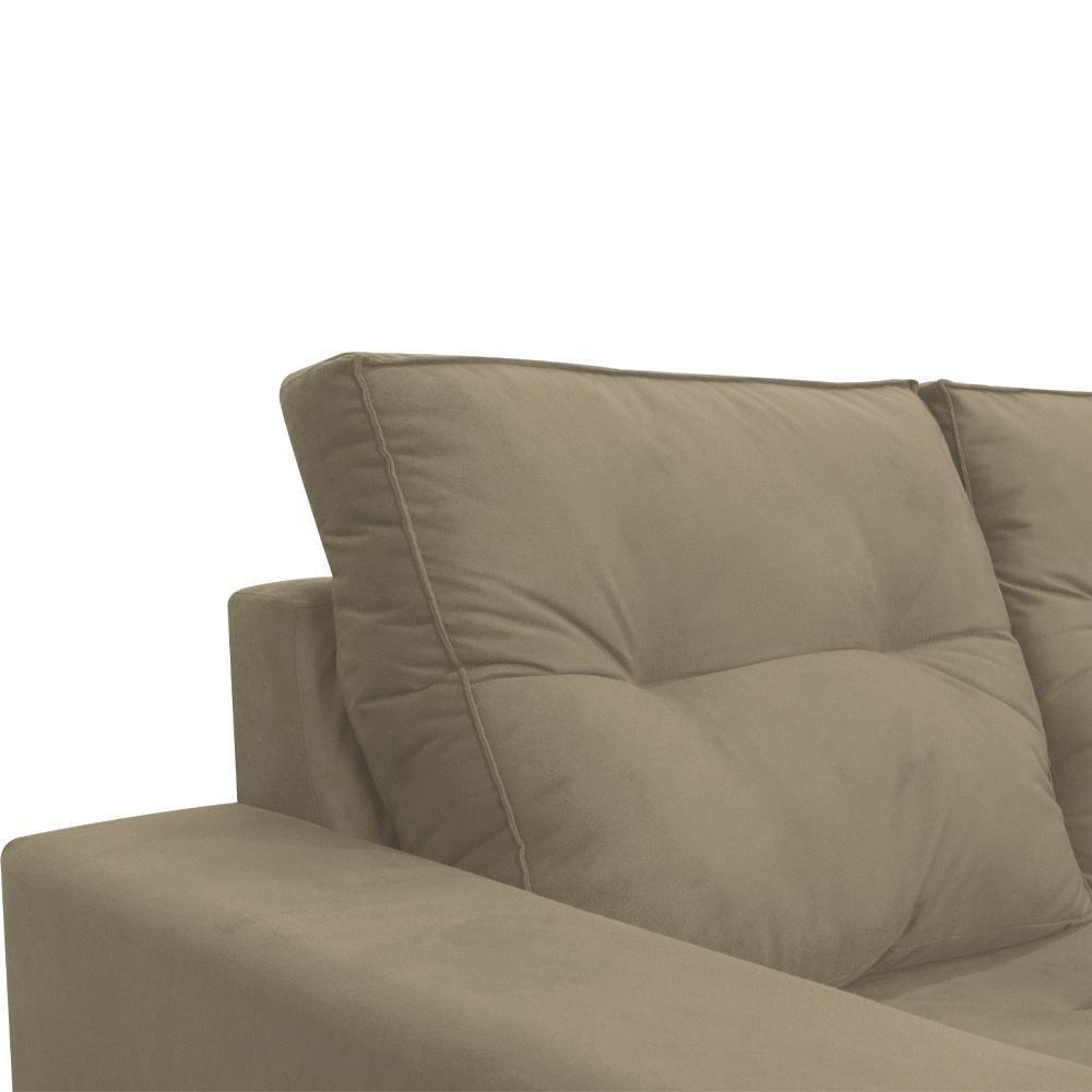 Sofá 1,80 Moderno 2 Lugares Confortável Onix Cappuccino - 4
