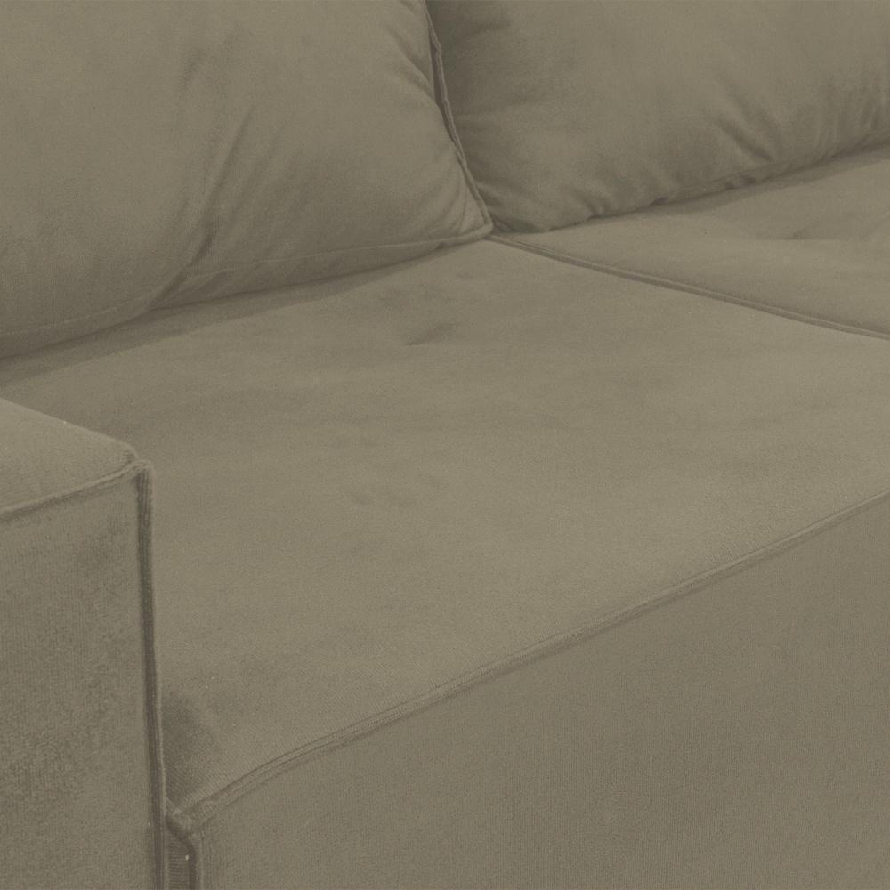 Sofá 1,80 Moderno 2 Lugares Confortável Onix Cappuccino - 6