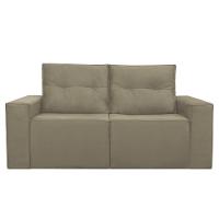 Sofá 1,80 Moderno 2 Lugares Confortável Onix Cappuccino - 5