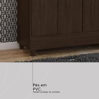 Guarda Roupa Casal 8 Portas E 2 Gavetas Paranaguá - Ébano Touch - 9
