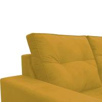 Sofá 1,80 Moderno 2 Lugares Confortável Onix Amarelo - 3
