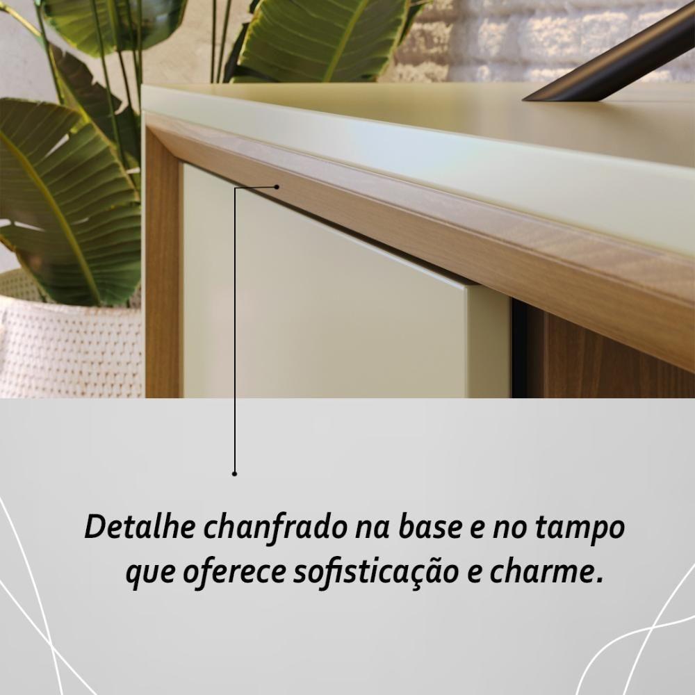 Rack Bancada 2 Portas Tvs Até 65 Polegadas Atlas - Cumaru Opala - 6