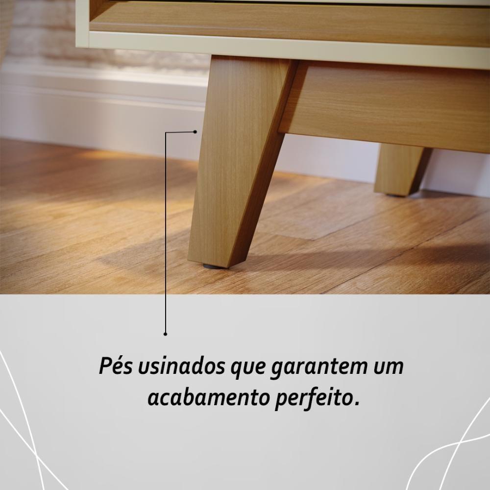 Rack Bancada 2 Portas Tvs Até 65 Polegadas Atlas - Cumaru Opala - 8