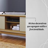 Rack Bancada 2 Portas Tvs Até 65 Polegadas Atlas - Cumaru Opala - 7