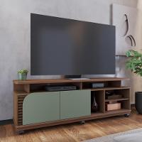 Rack Bancada 2 Portas Com Rodízio Jurerê 1.8 - Amêndoa-hortelã Amêndoa-hortelã - 1