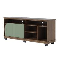 Rack Bancada 2 Portas Com Rodízio Jurerê 1.5 - Amêndoa-hortelã Amêndoa-hortelã - 8