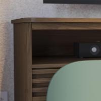 Rack Bancada 2 Portas Com Rodízio Jurerê 1.5 - Amêndoa-hortelã Amêndoa-hortelã - 10