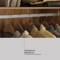 Guarda Roupa Casal 6 Portas E 2 Gavetas Dallas - Amêndola Touch Off White - 2