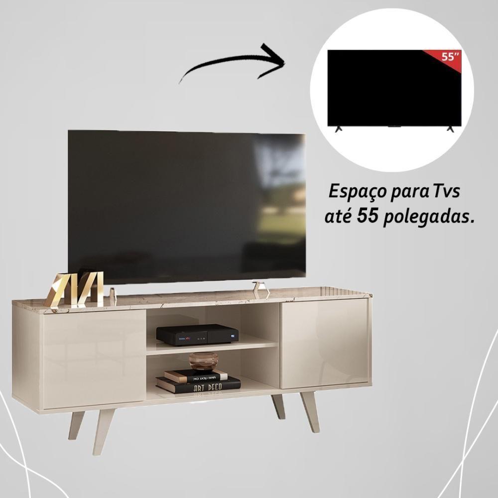 Rack Bancada 2 Portas Lisboa - Calacata Off White - 4