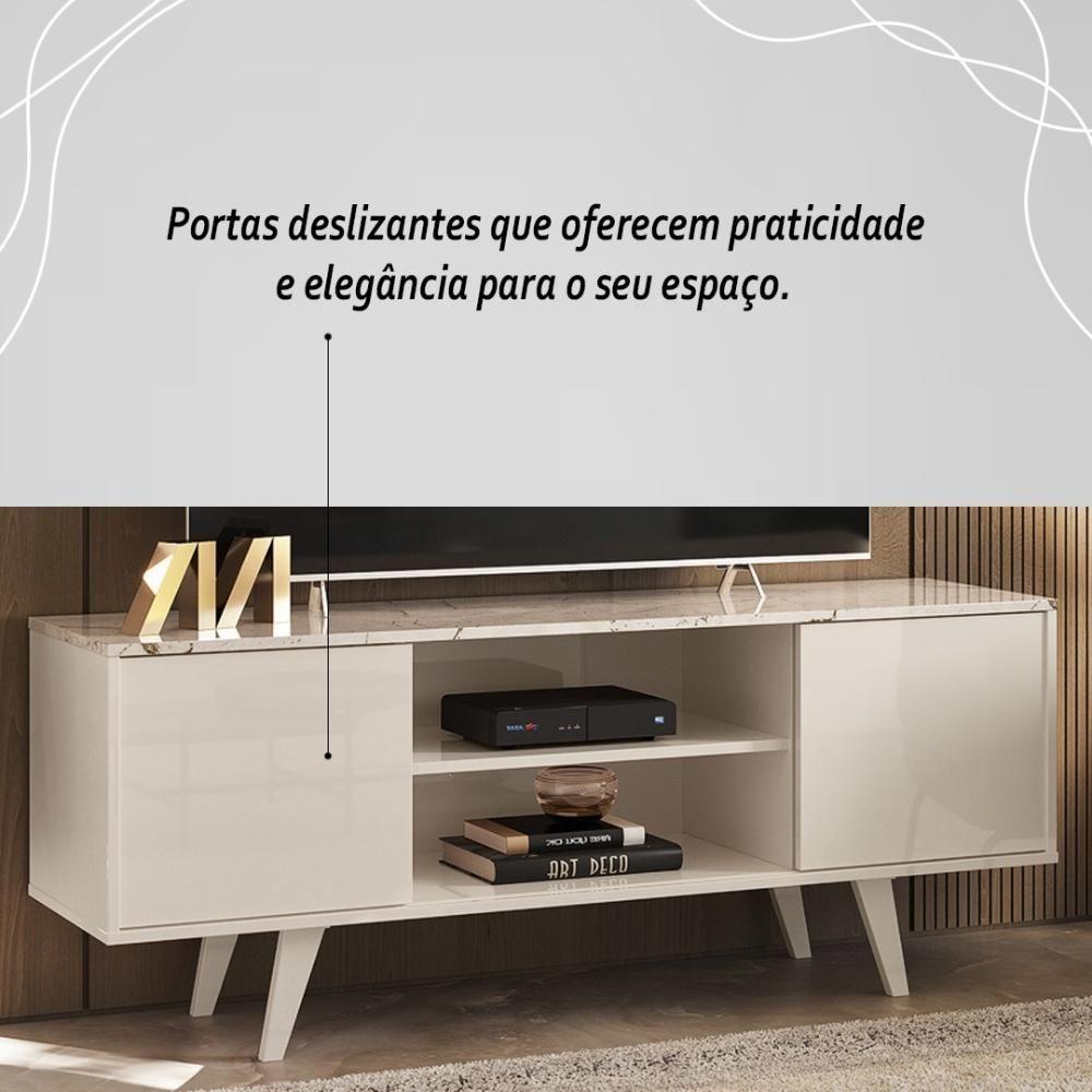 Rack Bancada 2 Portas Lisboa - Calacata Off White - 5