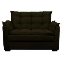 Sofá Confortável 1,40 Pequeno Compacto Small Marrom - 2