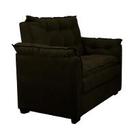 Sofá Confortável 1,40 Pequeno Compacto Small Marrom - 3