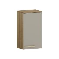 Armário Aéreo 40cm 1 Porta Isis Luciane Móveis Avelã-mocca Laca - 1