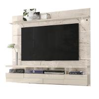 Painel Bancada Suspensa Com Led Tvs Até 60 Polegadas Lana 1.8 - Calacata Off White - 7
