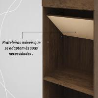 Multiuso 2 Portas Line - Imbuia Champanhe - 8