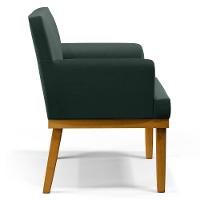 Kit 2 Poltronas Decorativas Vitória W01 Linho Verde - Mpozenato - 7