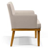 Kit 2 Poltronas Decorativas Vitória W01 Linho Cru - Mpozenato - 7