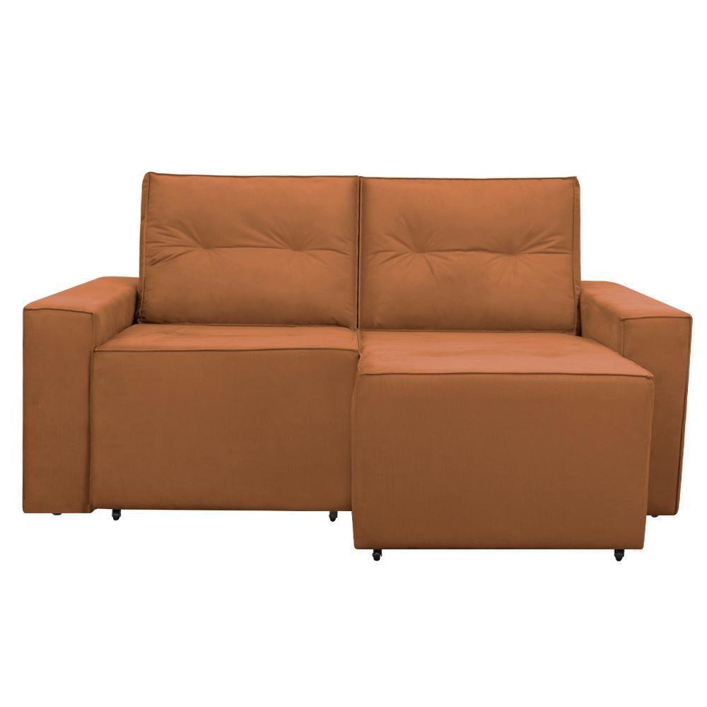 Sofá Retrátil 2 Lugares 1,80 Confortável Polo Cobre - 2