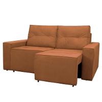 Sofá Retrátil 2 Lugares 1,80 Confortável Polo Cobre