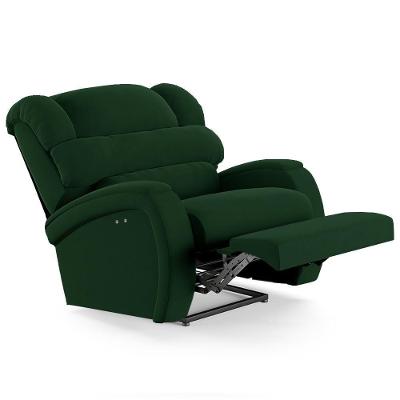 Poltrona Do Papai Reclinável Kalie Power Touch Usb Fh9 Veludo Verde - Mpozenato