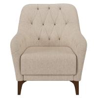 Kit 2 Poltronas Decorativas Para Sala Com Capitonê Pietà M22 Linho Cru - Mpozenato - 3