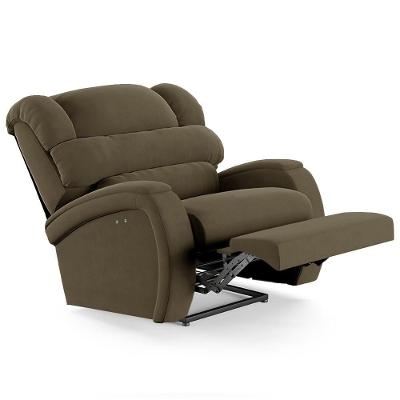 Poltrona Do Papai Reclinável Kalie Power Touch Massagem Fh9 Veludo Capuccino - Mpozenato
