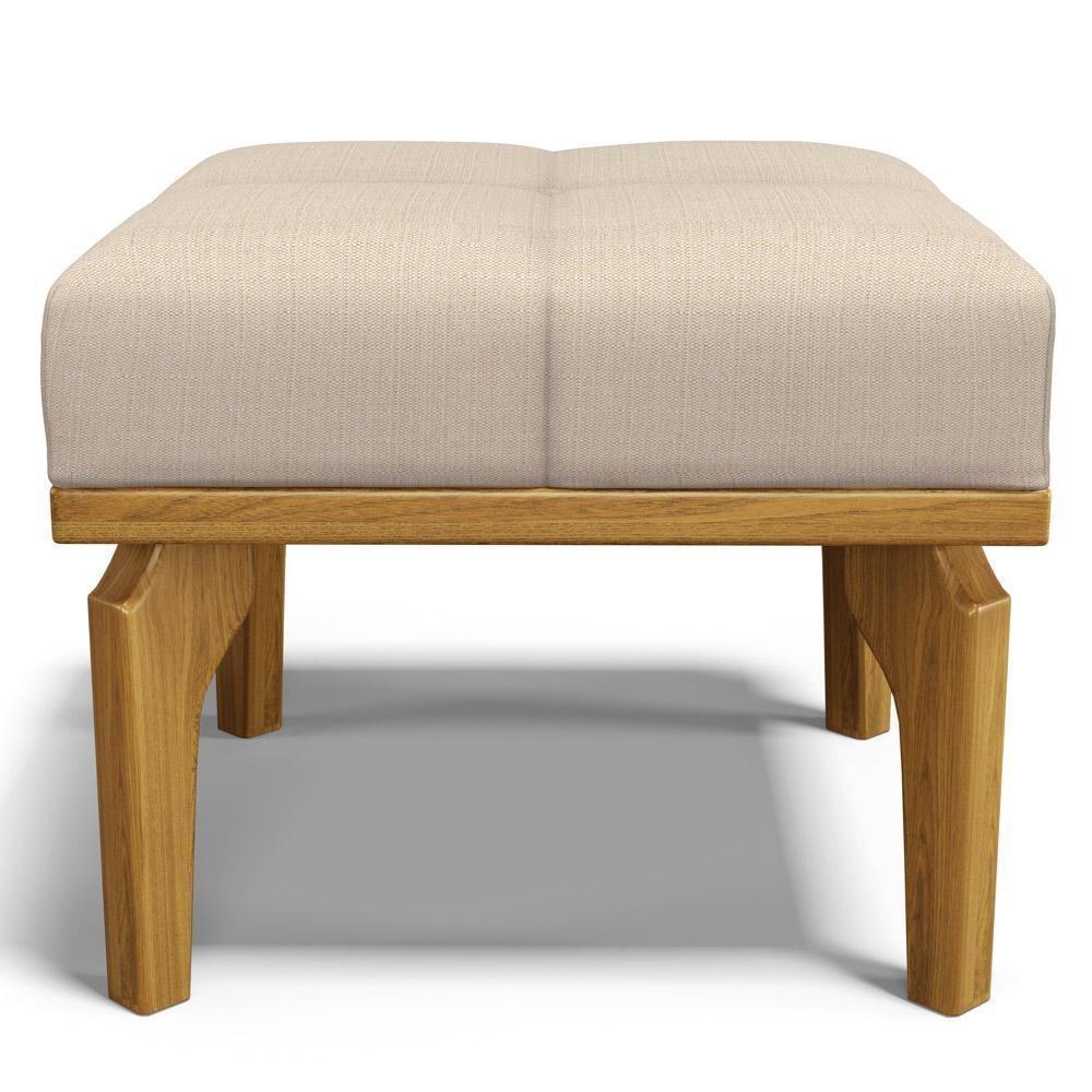 Kit 02 Poltronas De Amamentação E Descanso Base Madeira Balanço Brenda G05 Linho Creme - Mpozenato - 10