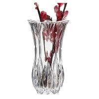 Vaso De Vidro Transparente Tulipa Para Flores Arranjos Plantas 10x19cm Wolff - 1