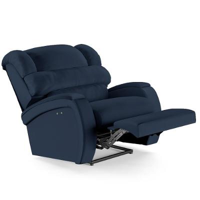 Poltrona Do Papai Reclinável Kalie Power Touch Usb Fh9 Pu Azul - Mpozenato