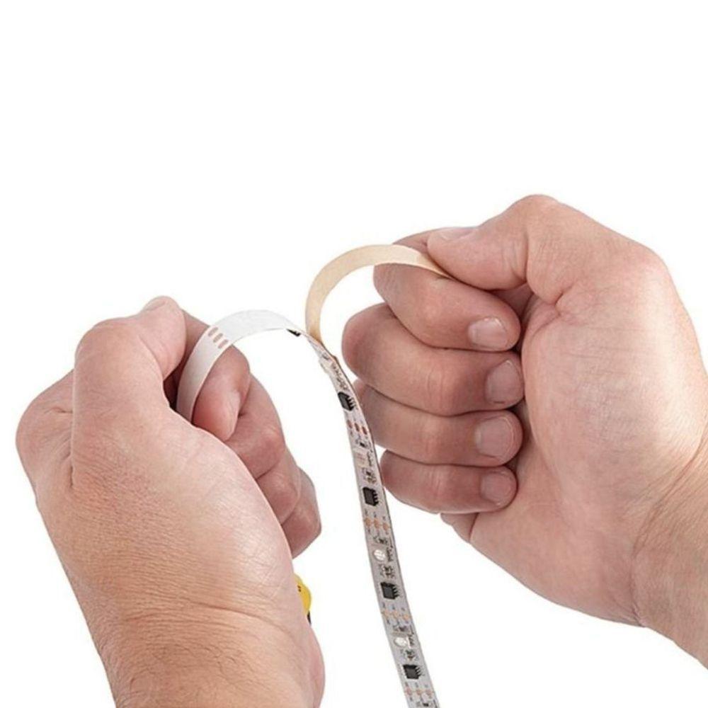 Fio Fita Led 120 Lâmpadas Luz Amarela Led 2m à Pilha - 6