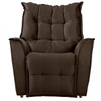 Poltrona Reclinavel Do Papai Para Sala King Veludo Chocolate Chocolate - 2